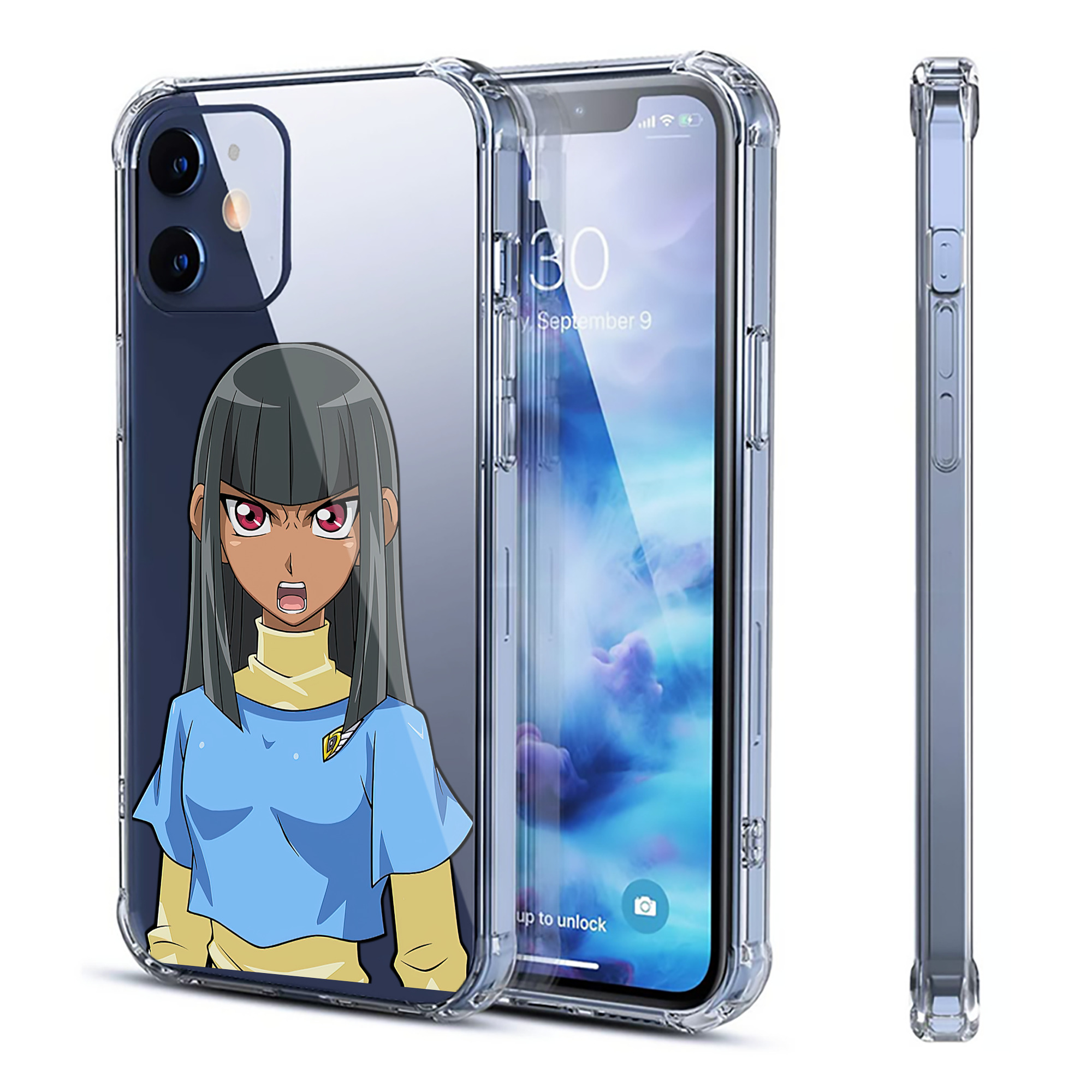 （画像用） 遊☆戯☆王 Yu-Gi-Oh! 【iPhone 12シリーズ対応】透明スマホケース（クリアソフトケース）